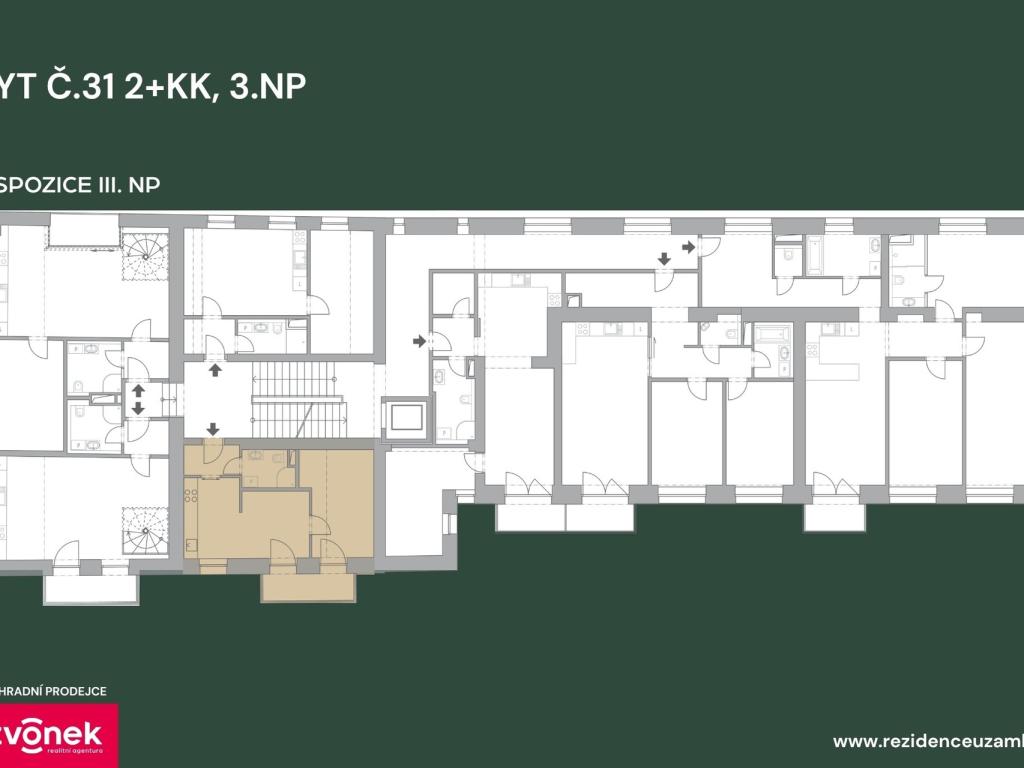 Prodej bytu 2+kk 39 m2