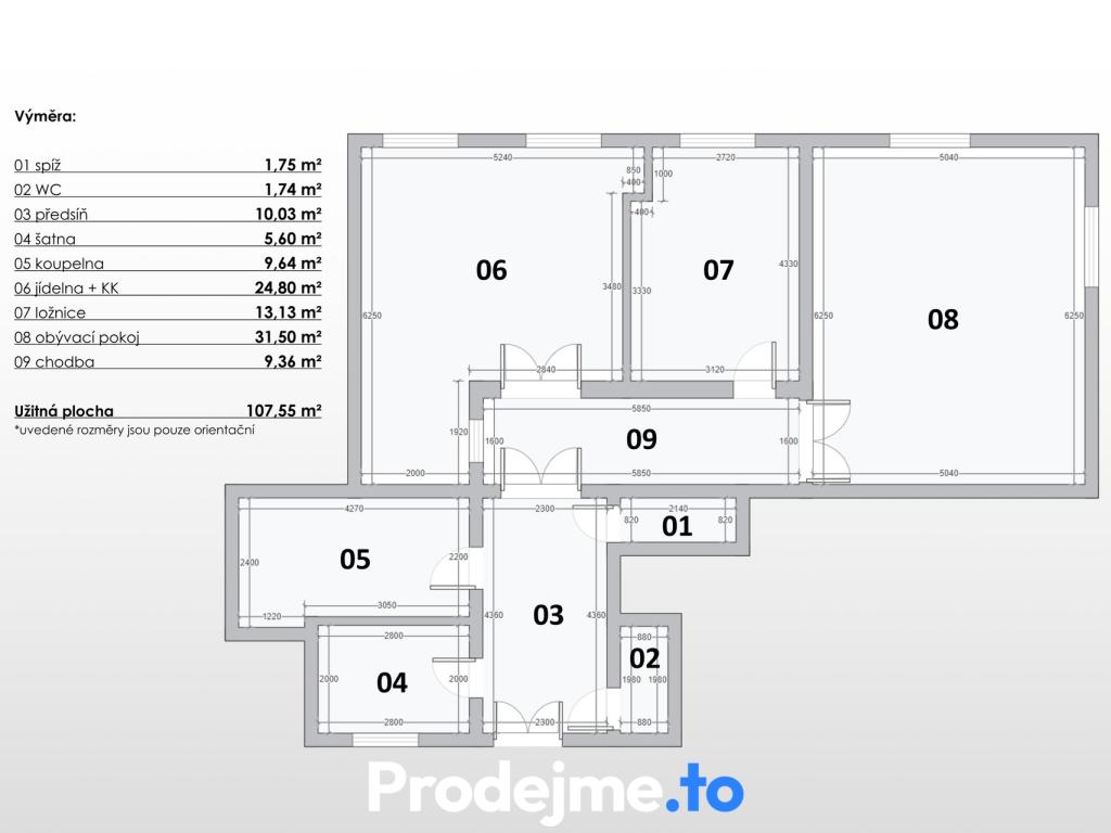 Pronájem bytu 3+kk 110 m2, Praha – náhled fotky 28