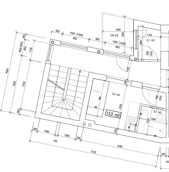 Pronájem bytu 1+kk 14 m2