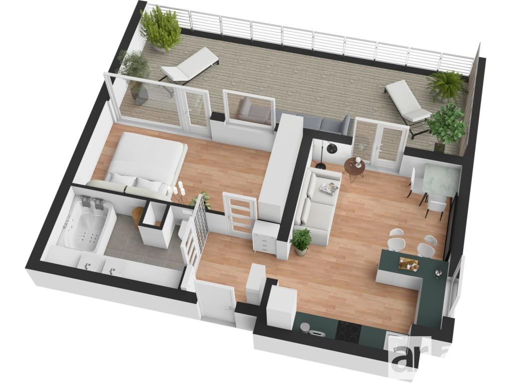 Prodej bytu 2+kk 54 m2, Praha – náhled fotky 6