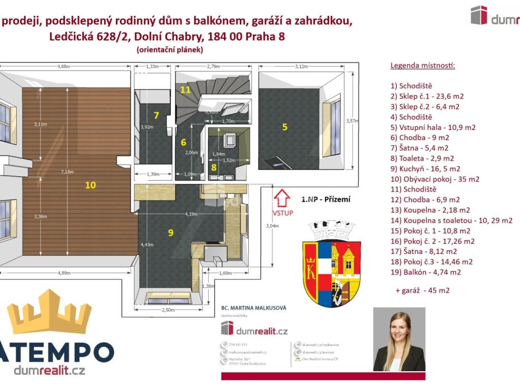 Prodej domu 224 m2