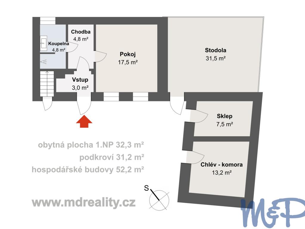 Prodej domu 135 m2