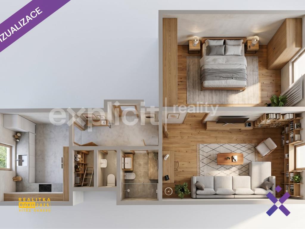 Prodej bytu 2+1 55 m2, Zlín – náhled fotky 18