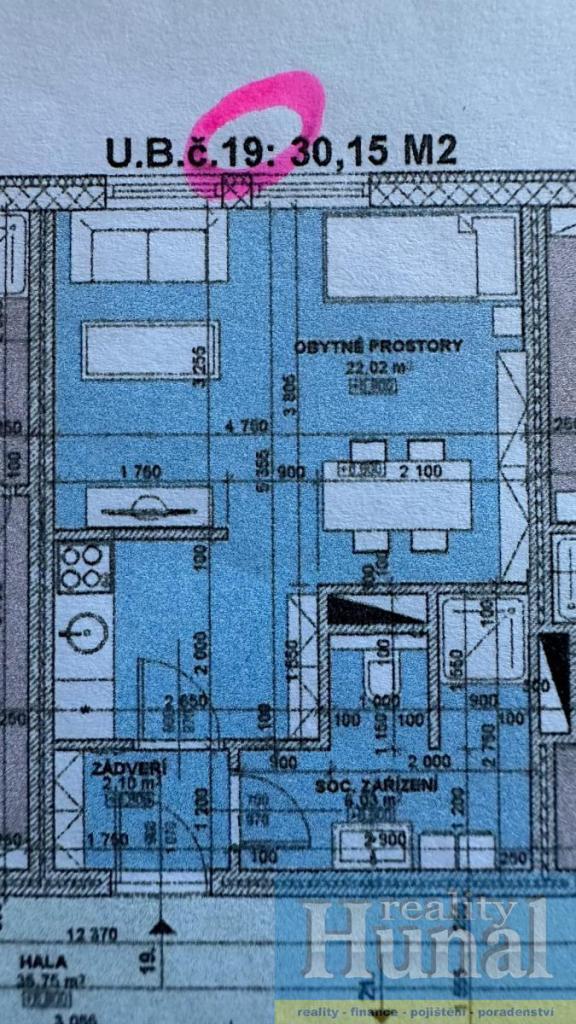 Pronájem bytu 1+kk 30 m2, Pelhřimov – náhled fotky 6