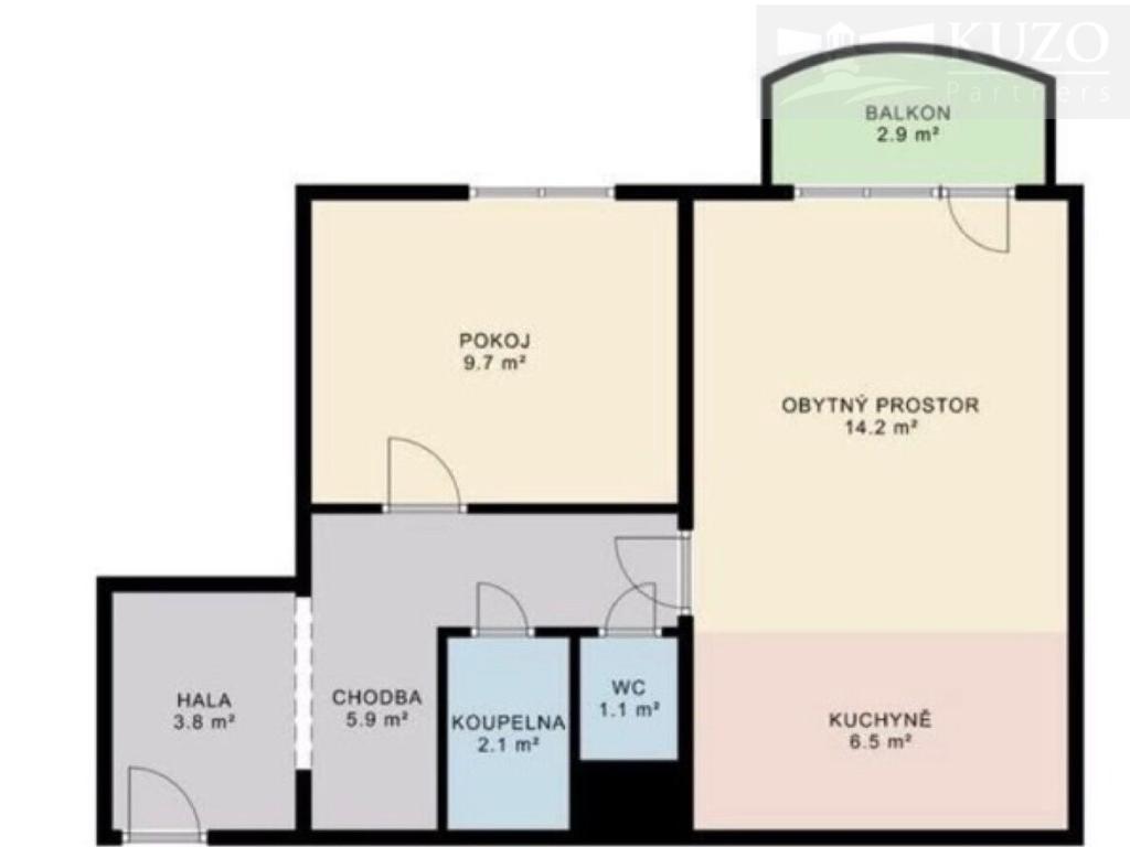Prodej bytu 2+kk 43 m2, České Budějovice – náhled fotky 10