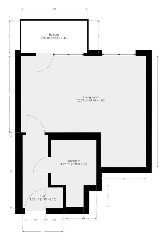 Pronájem bytu 1+kk 32 m2, Praha – náhled fotky 10