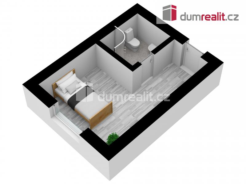 Pronájem bytu 1+kk 17 m2