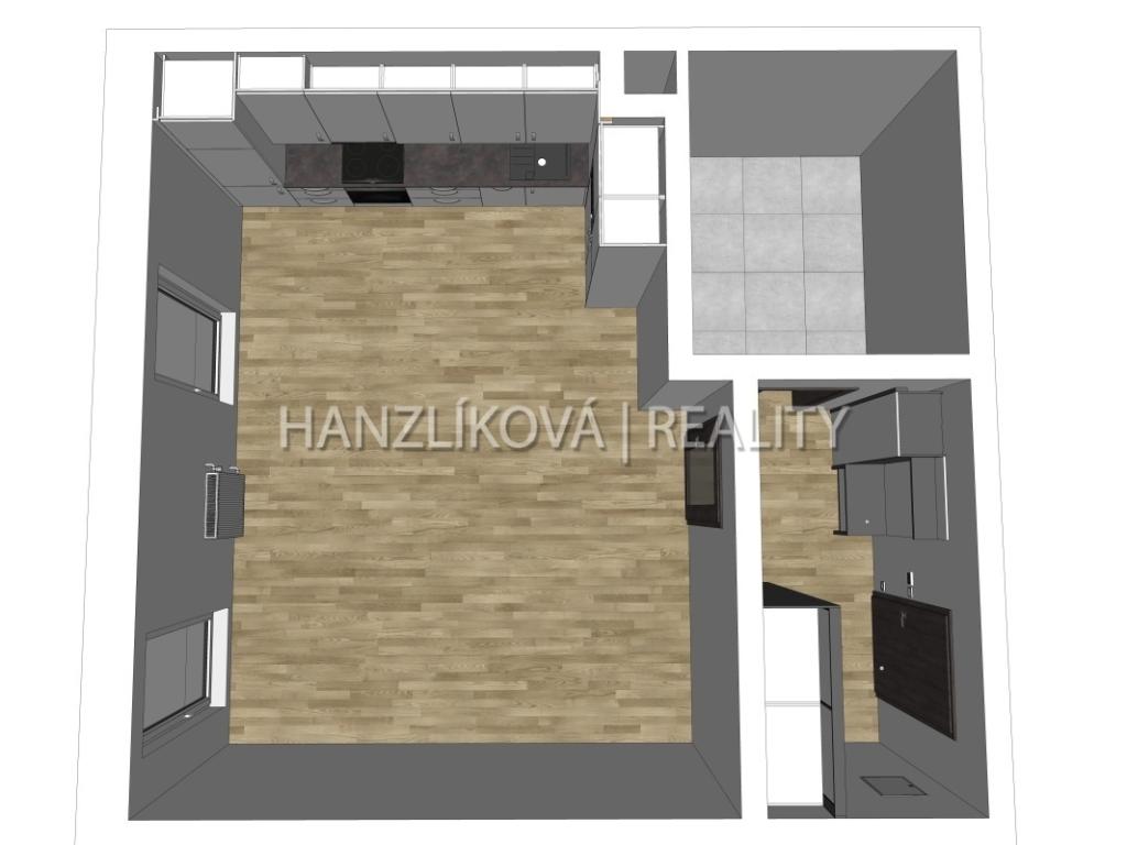 Pronájem bytu 1+kk 35 m2