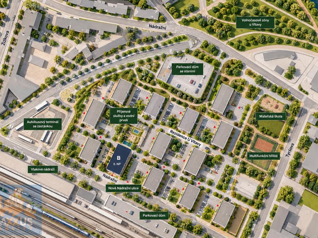 Pronájem bytu 1+kk 28 m2, Kralupy nad Vltavou – náhled fotky 8