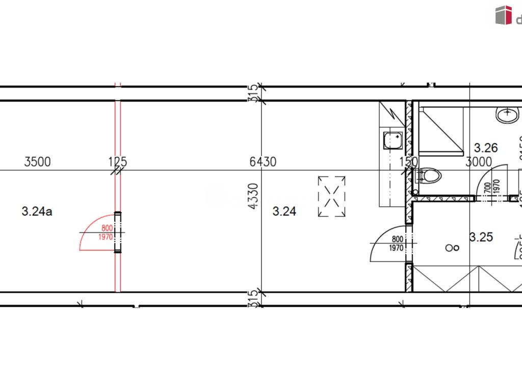 Pronájem bytu 2+kk 55 m2, Slavičín – náhled fotky 8