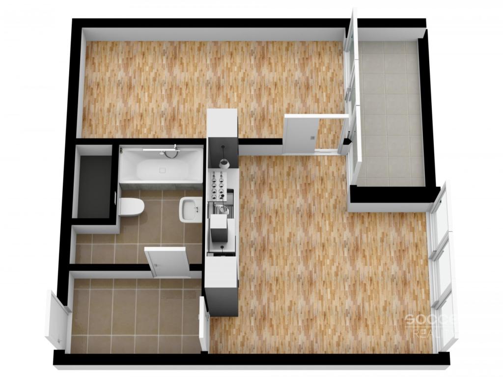 Pronájem bytu 2+kk 46 m2