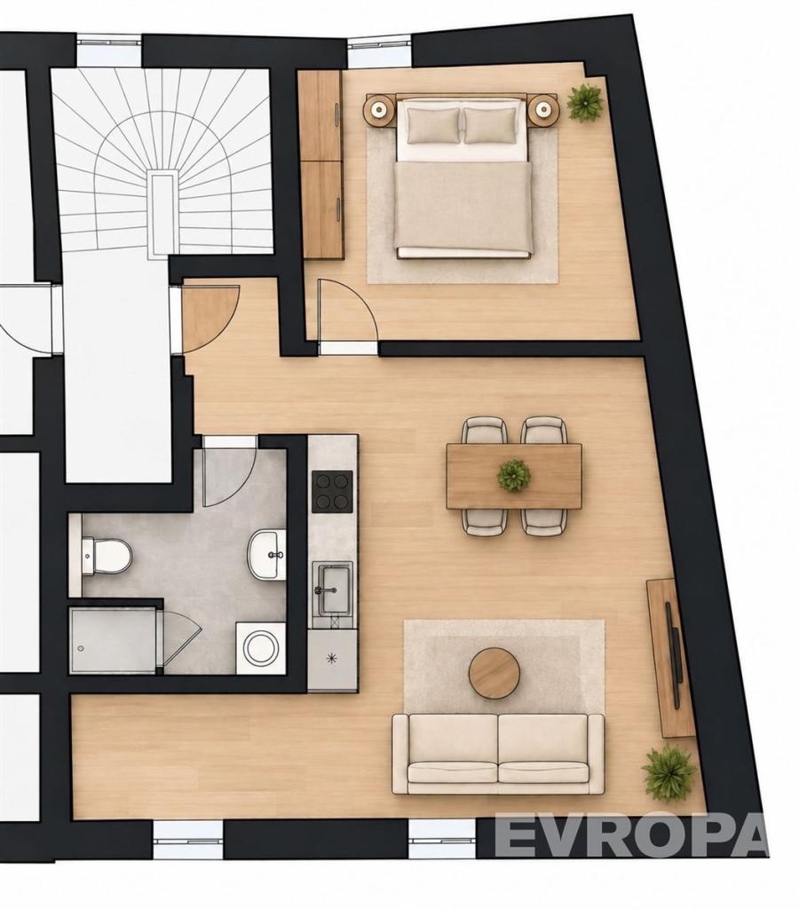 Pronájem bytu 2+kk 34 m2, Vrchlabí – náhled fotky 7