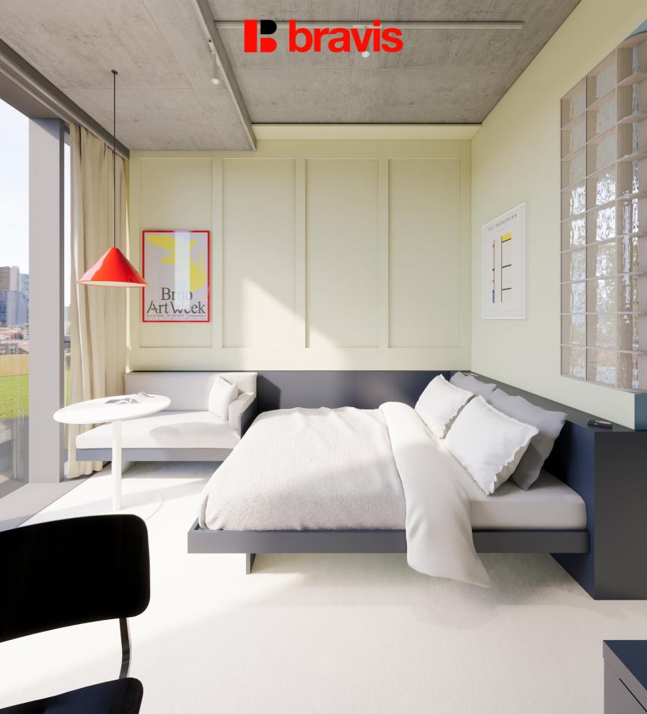 Pronájem bytu 1+kk 24 m2