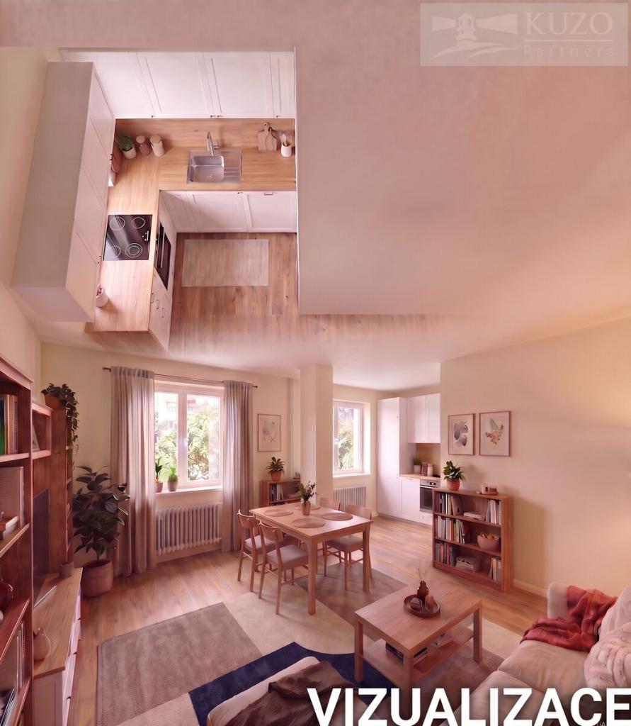 Pronájem bytu 2+kk 56 m2