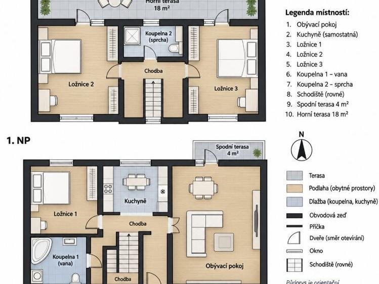 Pronájem bytu 4+1 132 m2