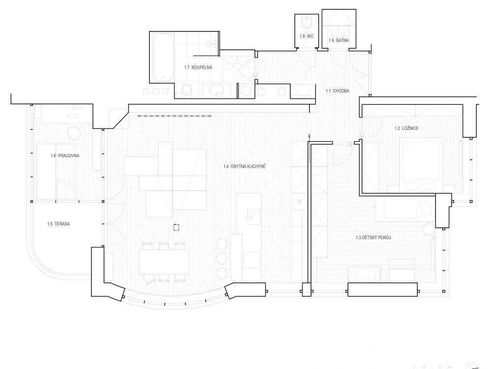 Pronájem bytu 4+kk 113 m2, Praha – náhled fotky 20