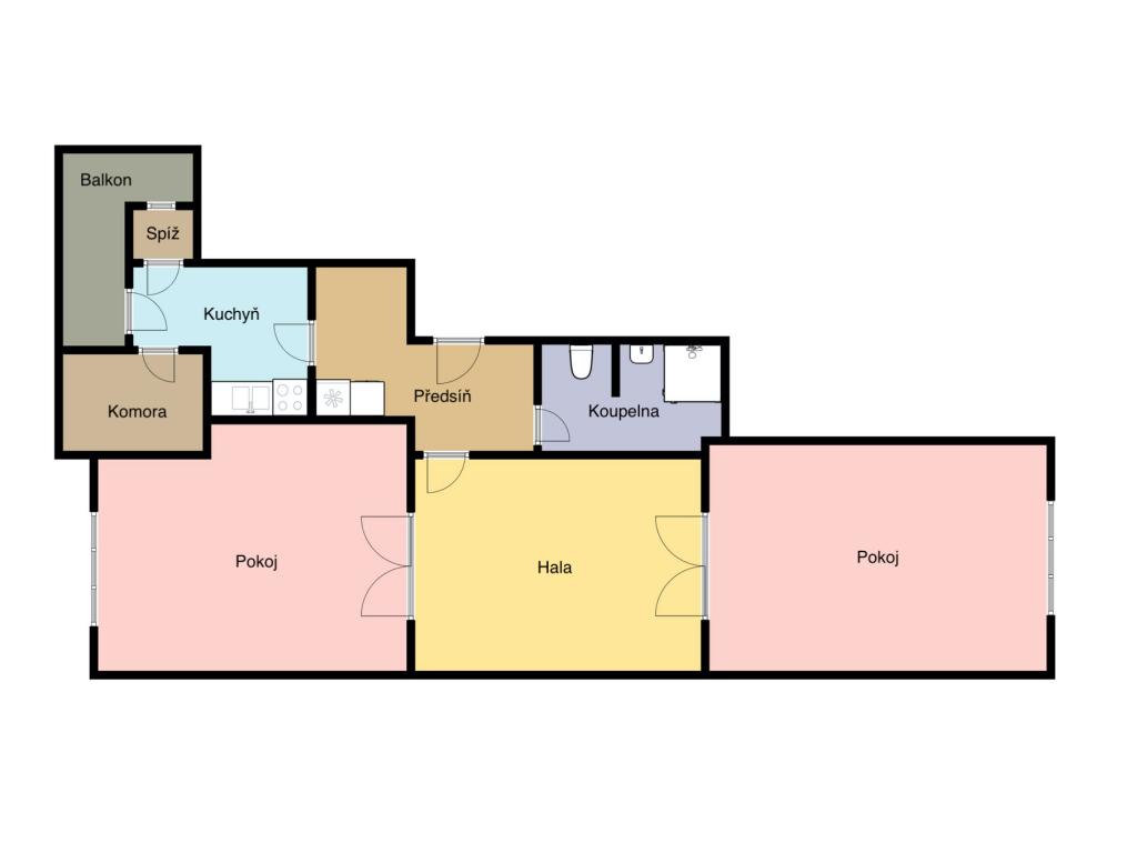 Pronájem bytu 3+1 100 m2