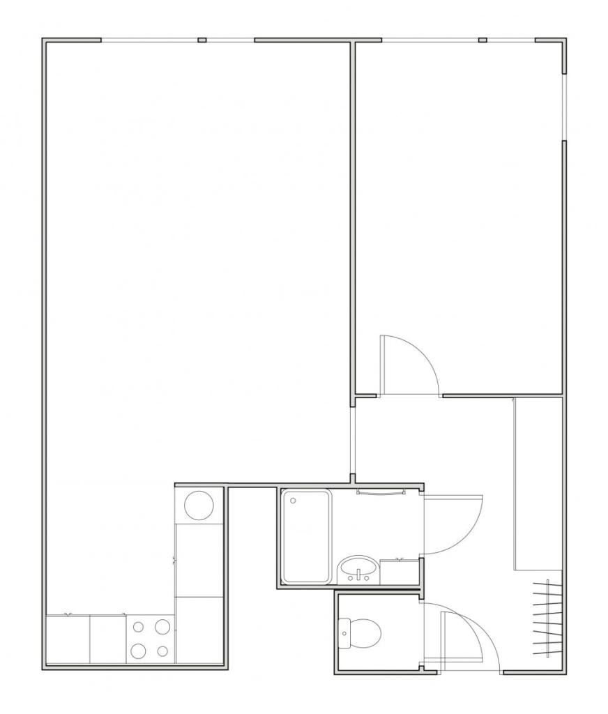 Pronájem bytu 2+kk 46 m2