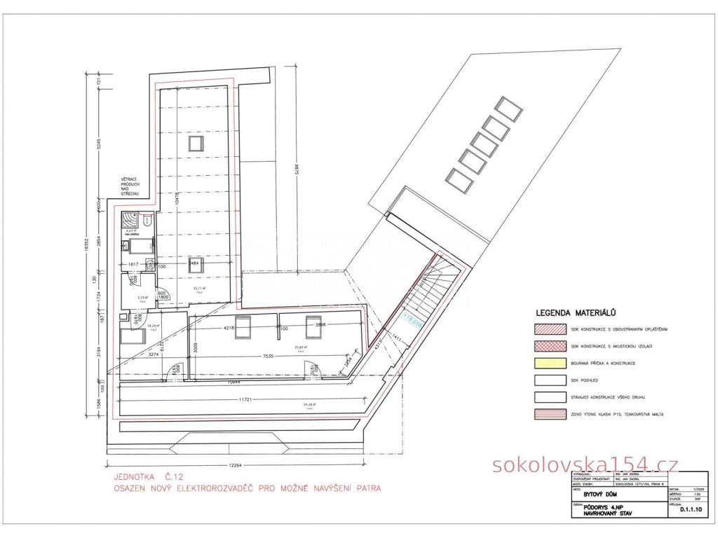 Prodej bytu 3+kk 111 m2