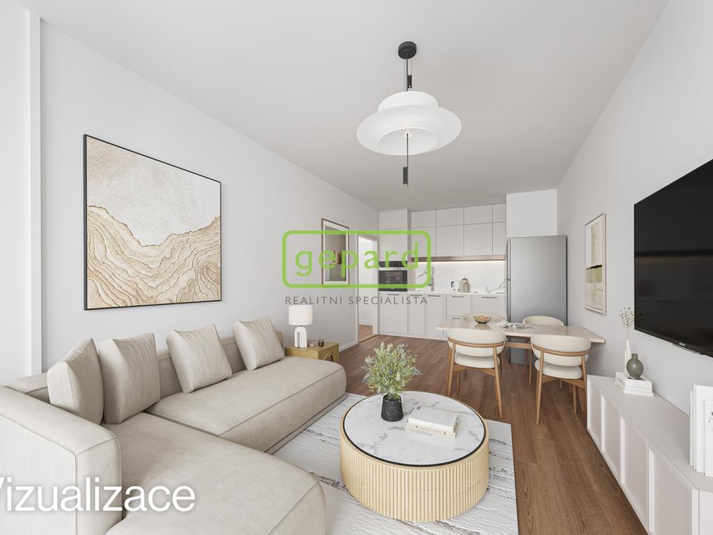 Prodej bytu 2+kk 45 m² – pohled 4
