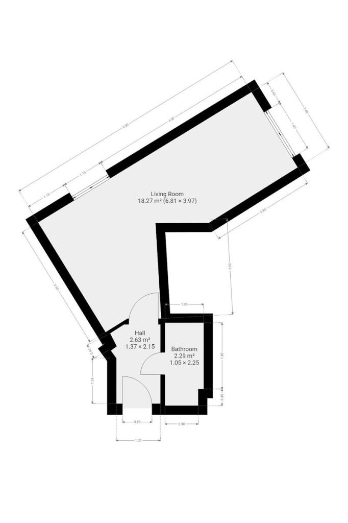 Pronájem bytu 1+kk 23 m2, Škvorec – náhled fotky 9