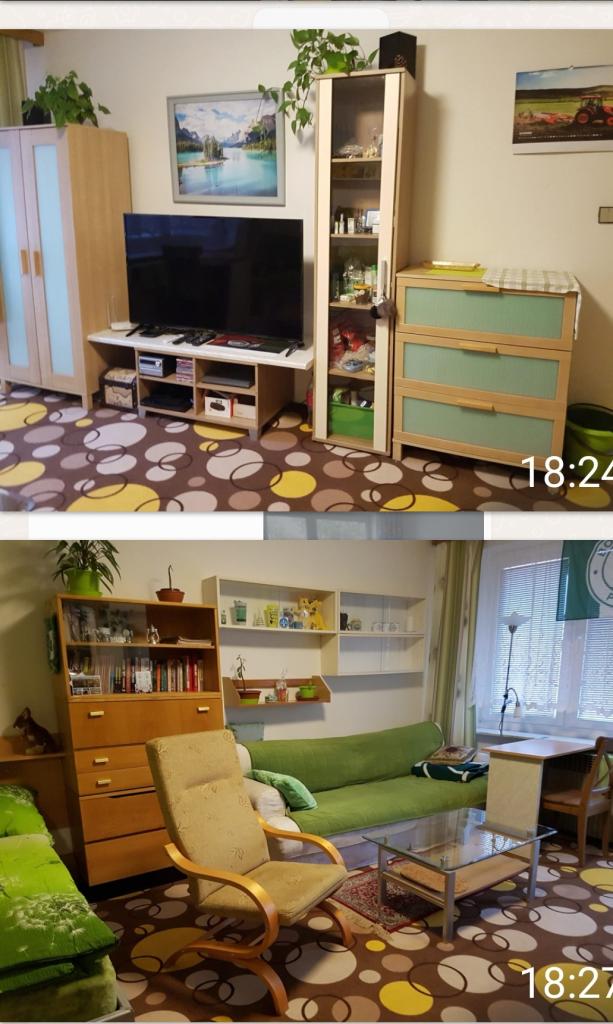 Pronajem bytu celý pokoj 20 m2