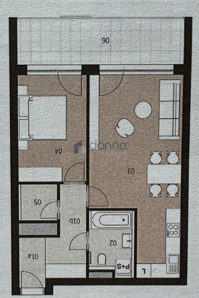 Pronájem bytu 2+kk 56 m2, Praha – náhled fotky 8