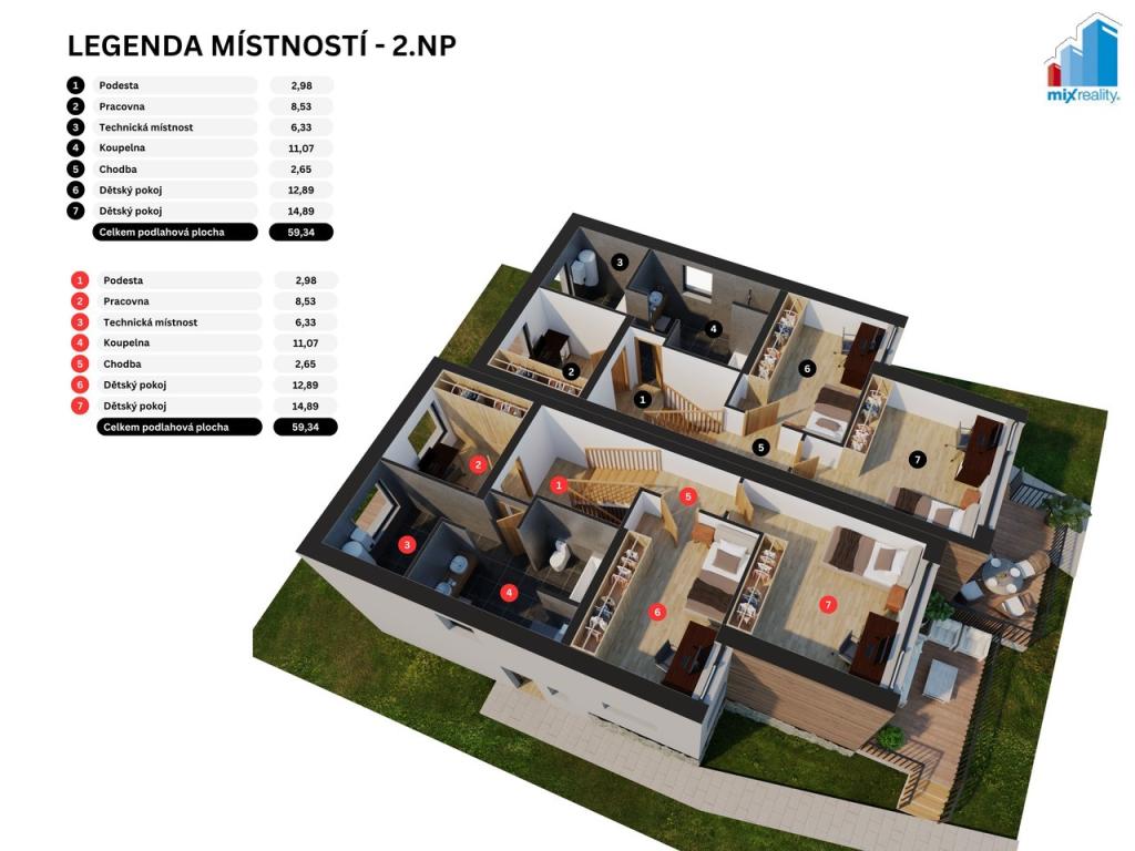 Prodej domu 124 m2