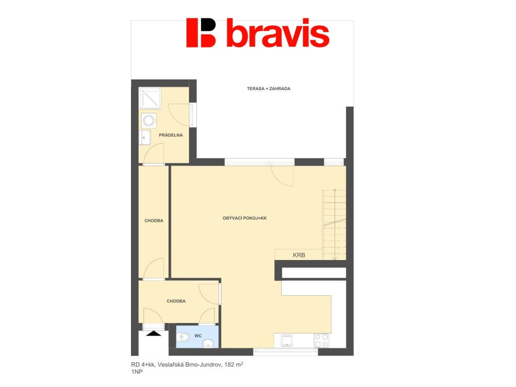 Pronájem domu 182 m2