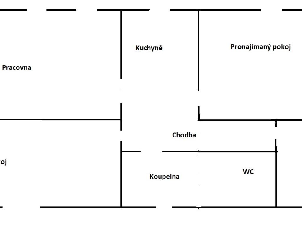 Spolubydlení atypický 85 m2
