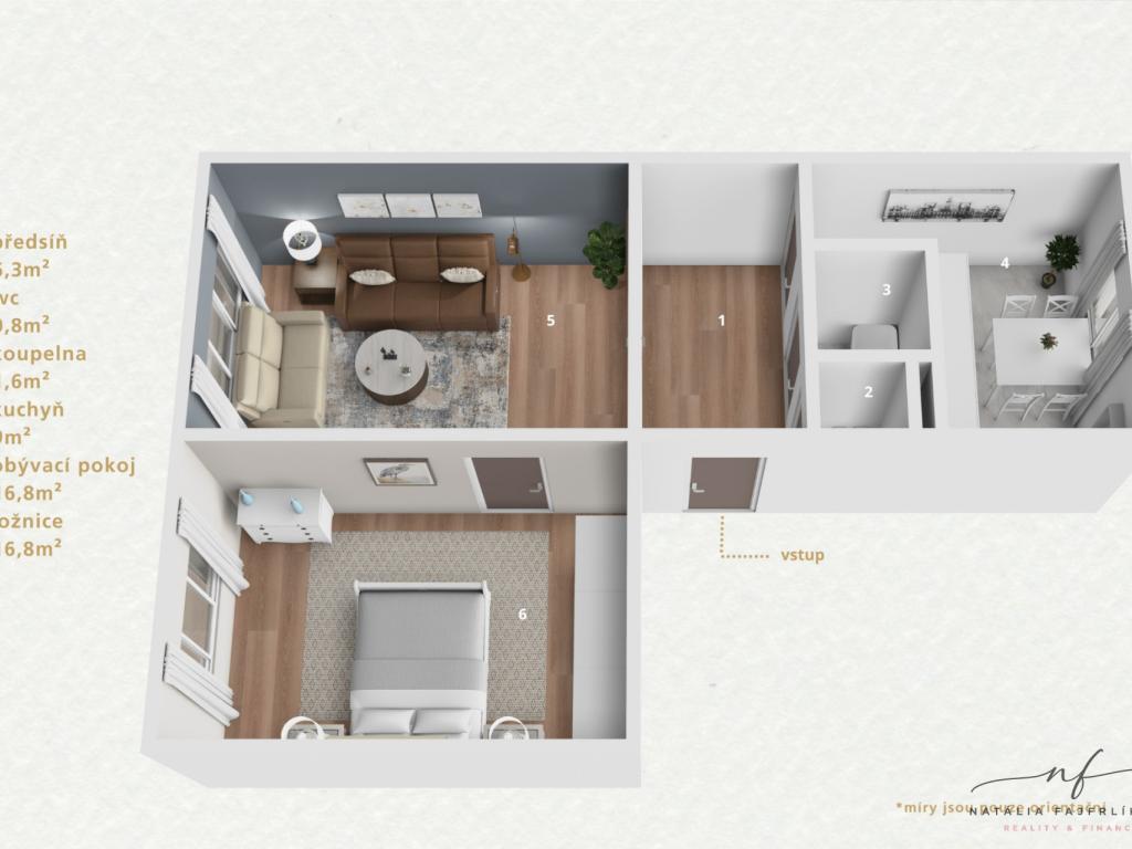Prodej bytu 2+1 54 m2, Chodov – náhled fotky 21