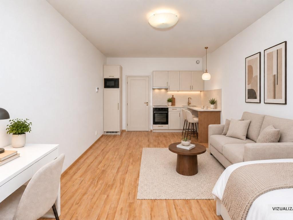 Prodej bytu 1+kk 33 m2, Praha – náhled fotky 3
