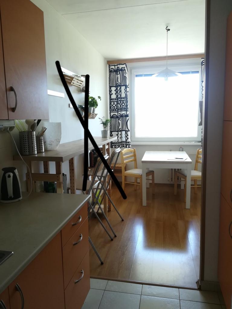 Spolubydleni bytu celý pokoj 80 m2