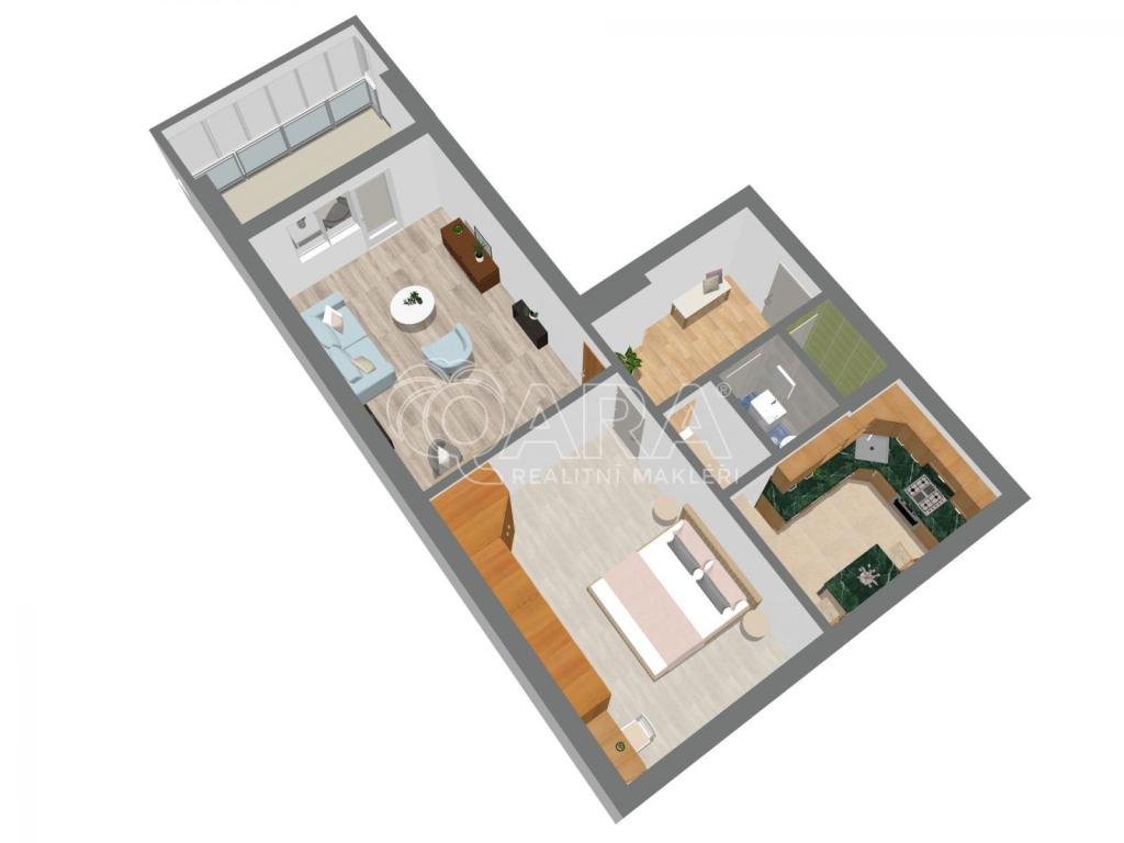 Prodej bytu 2+1 53 m2, Ostrava – náhled fotky 14