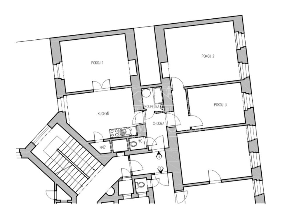 Pronájem bytu 3+1 81 m2, Praha – náhled fotky 16