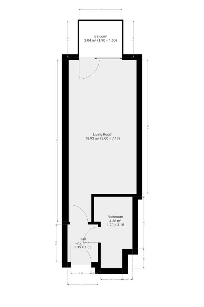 Pronájem bytu 1+kk 27 m2, Praha – náhled fotky 10