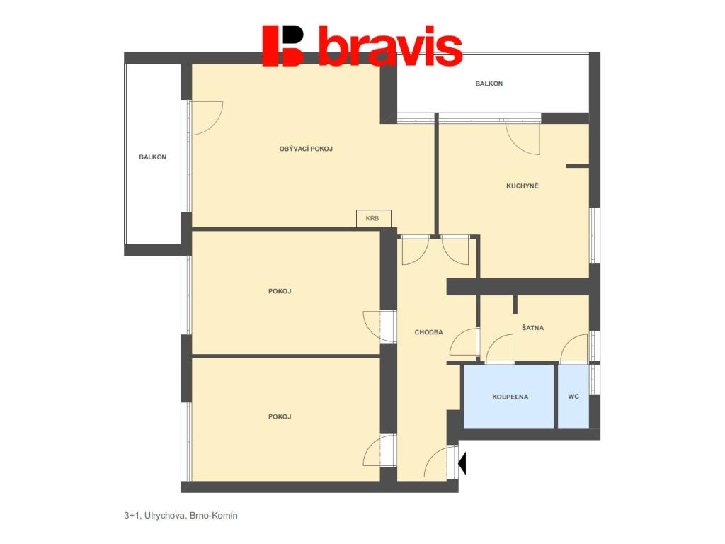 Prodej bytu 3+1 110 m2