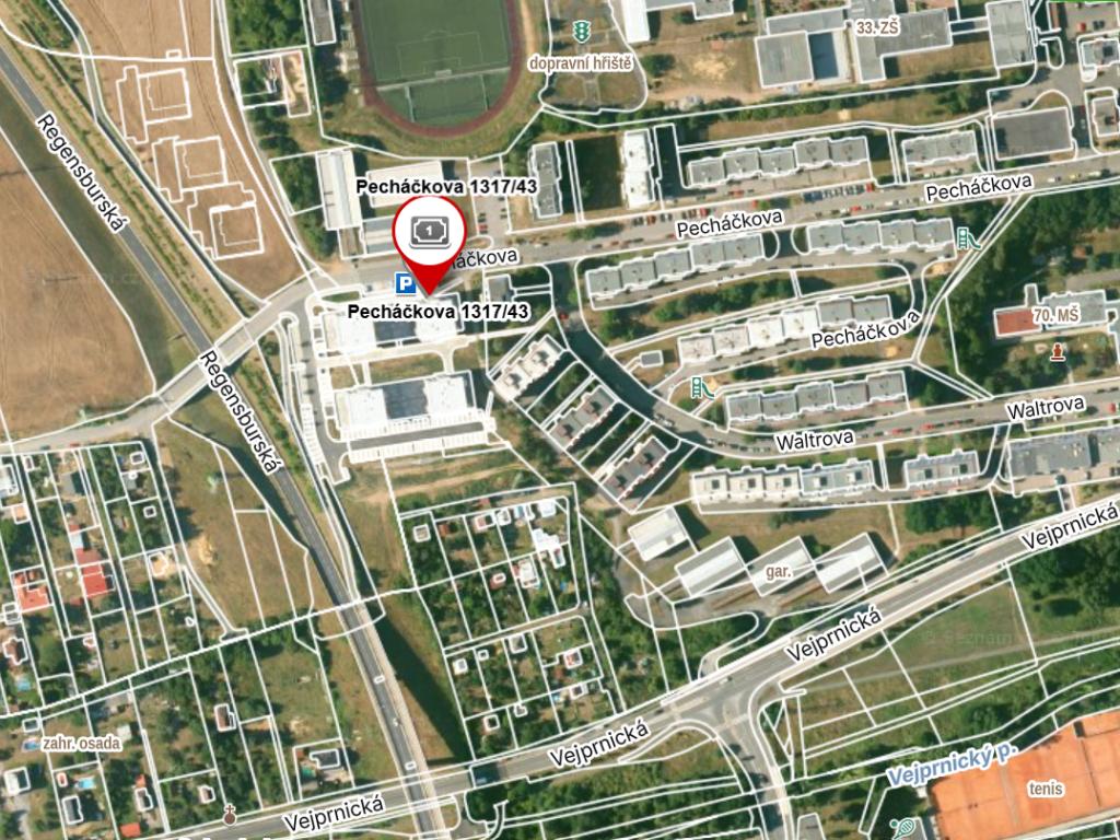 Pronájem bytu 1+kk 42 m2