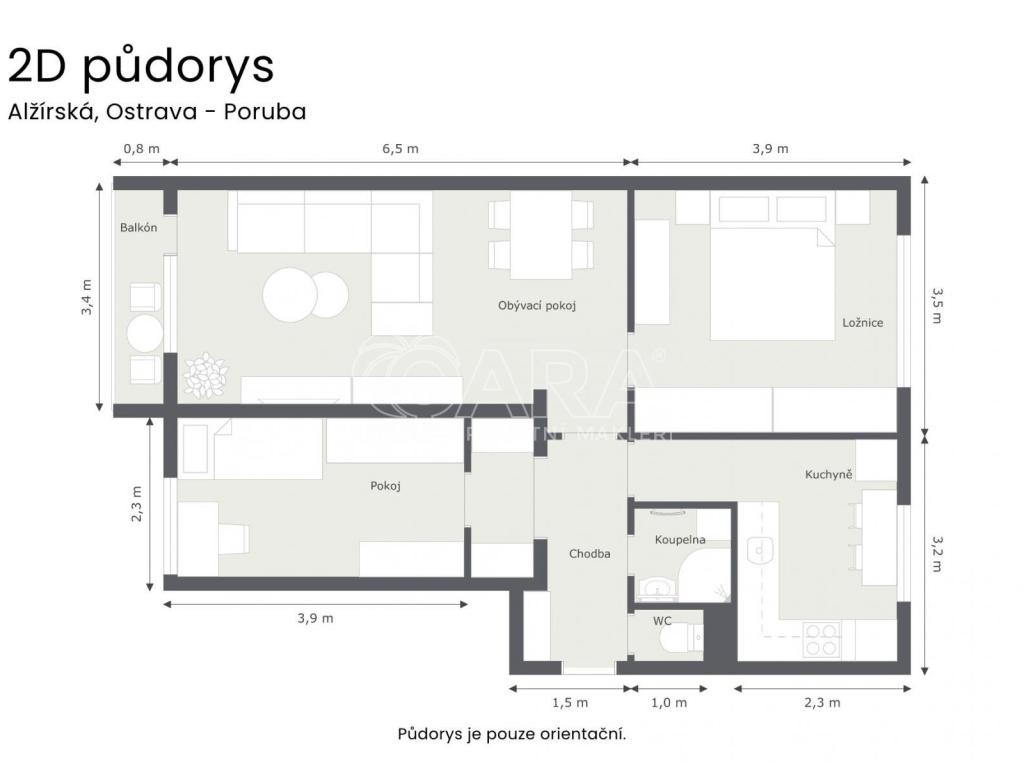 Prodej bytu 3+1 63 m2, Ostrava – náhled fotky 27
