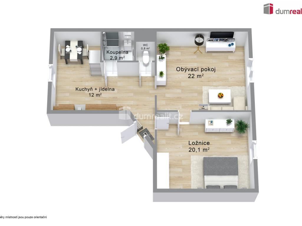 Prodej bytu 2+1 82 m2