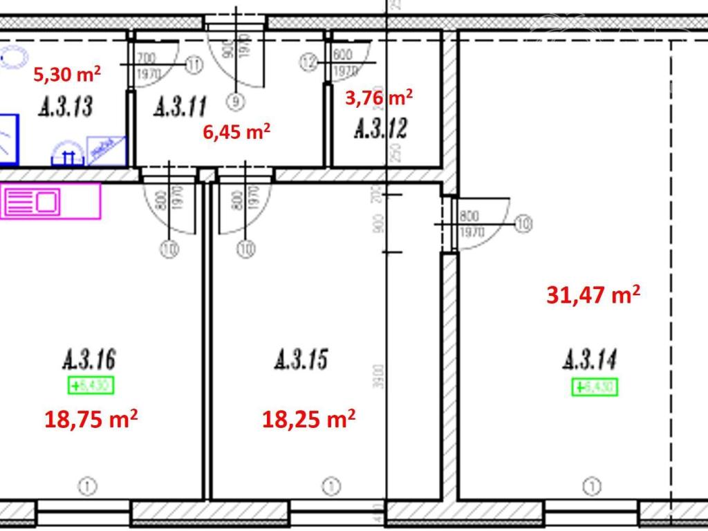 Pronájem bytu 3+kk 88 m2