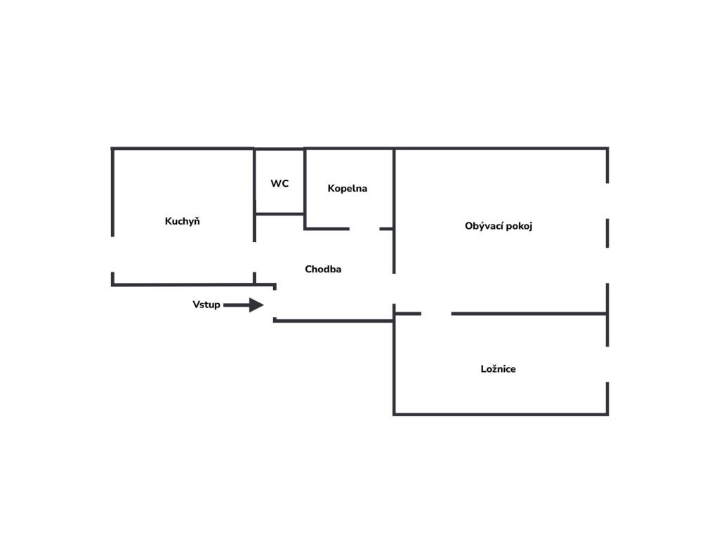 Prodej bytu 2+1 70 m2