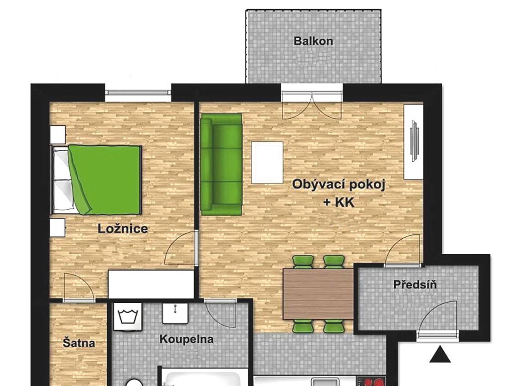 Pronájem bytu 2+kk 55 m2, Brno – náhled fotky 17