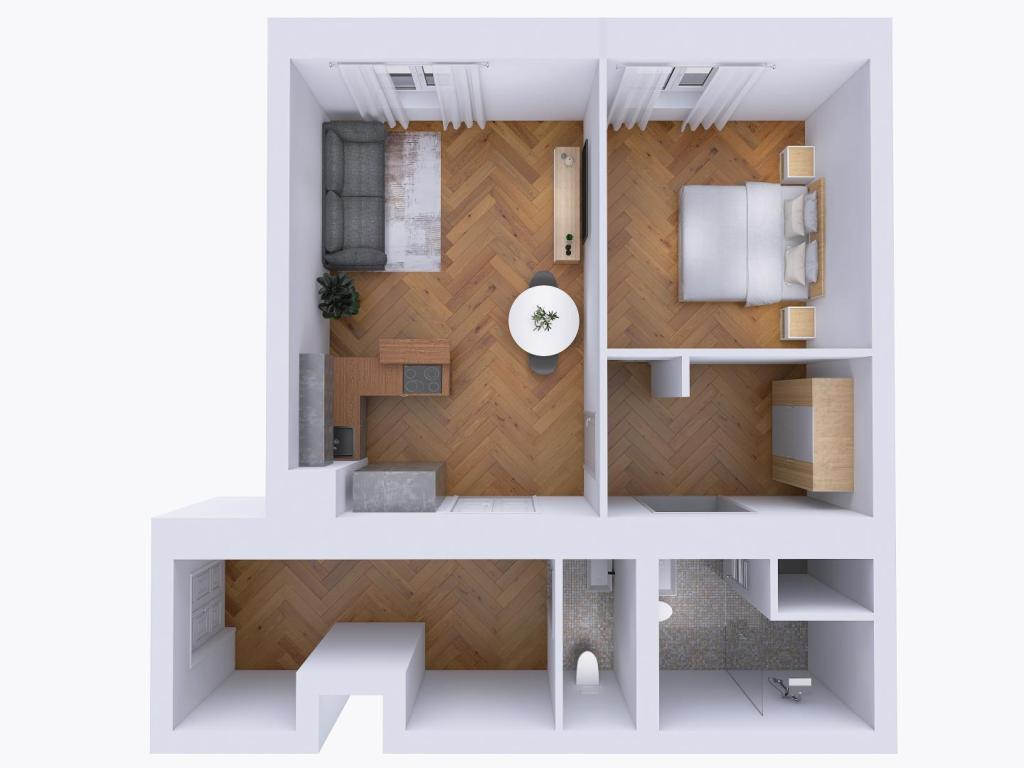 Pronájem bytu 2+kk 72 m2, Praha – náhled fotky 14