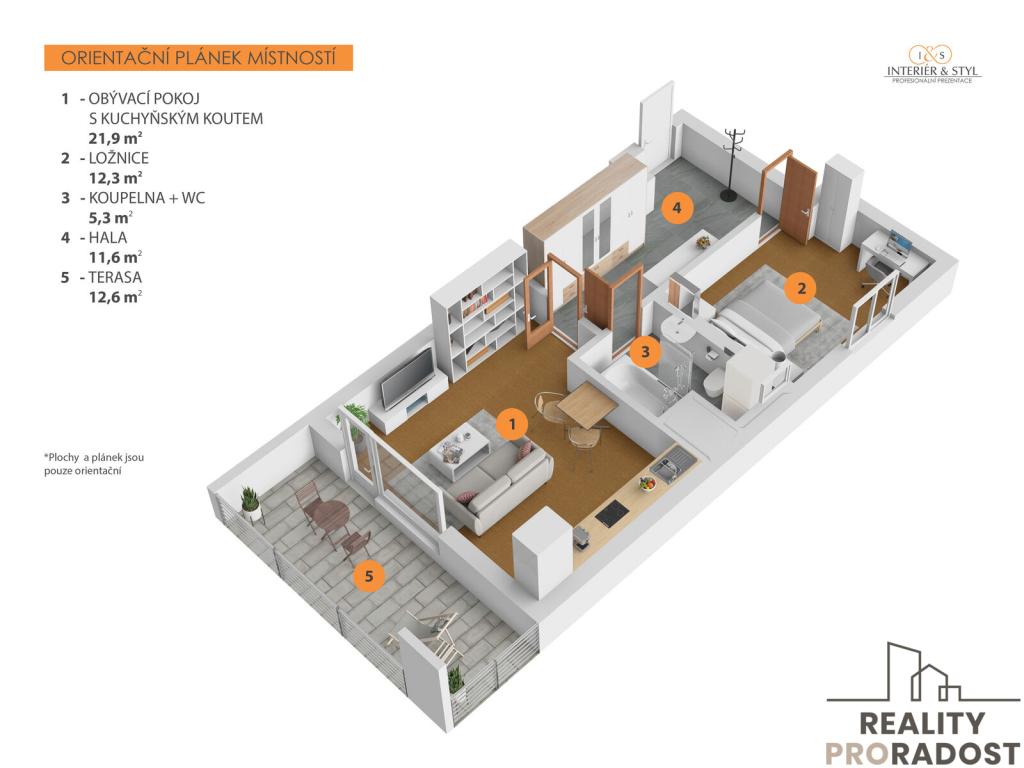 Prodej bytu 2+kk 51 m2, Praha – náhled fotky 20