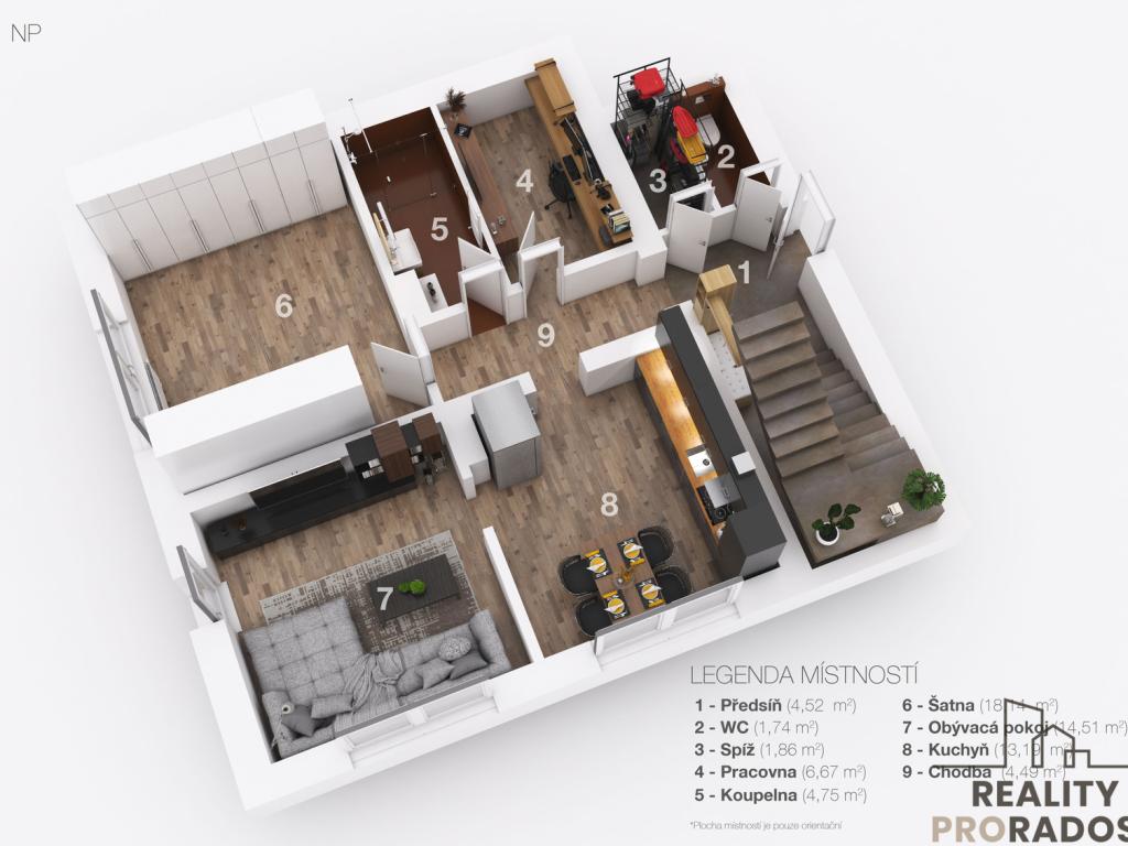 Prodej domu 177 m2