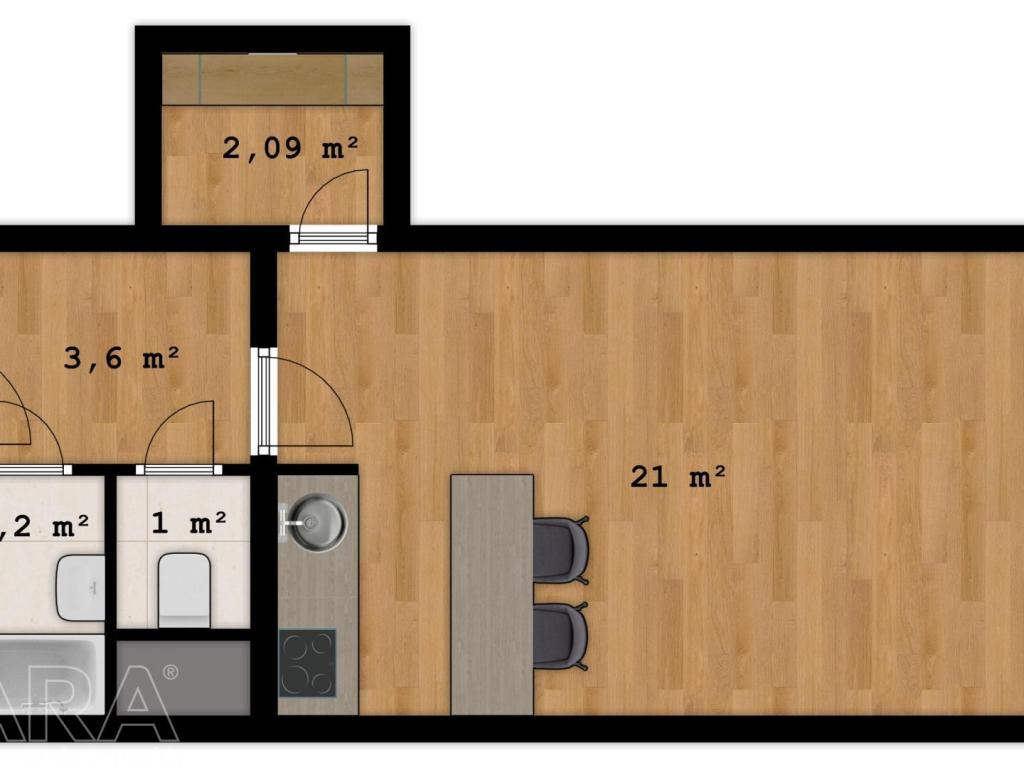 Prodej bytu 1+kk 30 m2