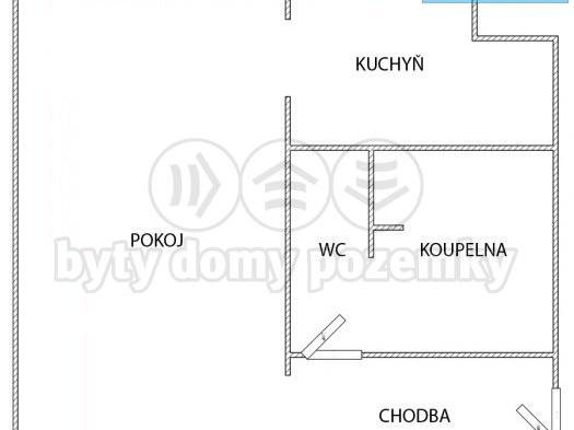 Pronajem bytu 1+kk 32 m2