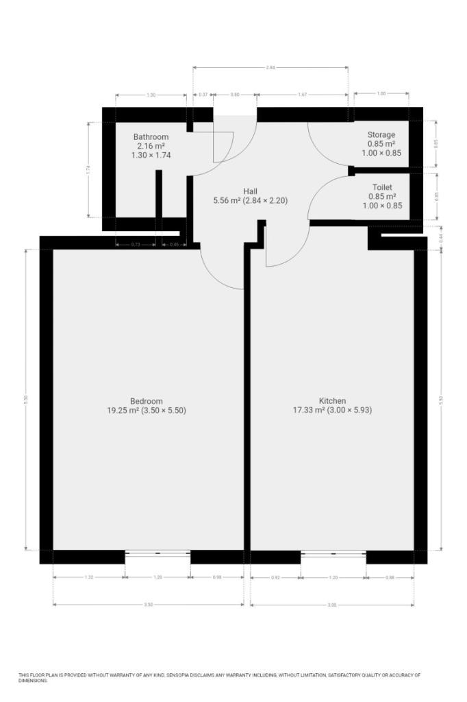 Pronájem bytu 2+kk 47 m2