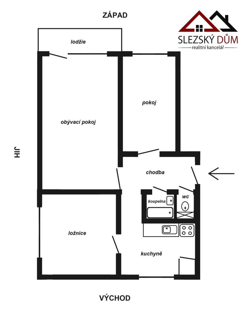 Pronájem bytu 3+1 67 m2